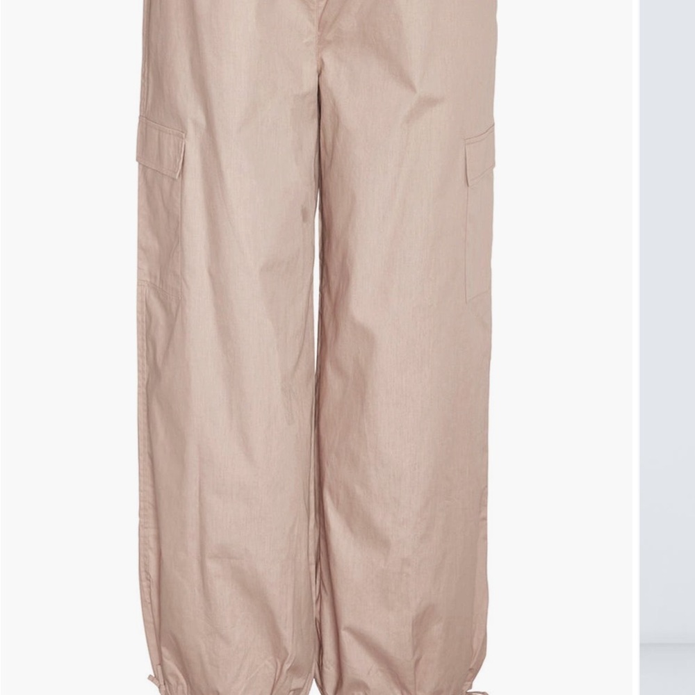 NWT Noisy may Tan Wide Leg Pants Relaxed Fit - Picture 5 of 7